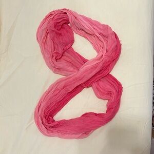 Infinity Scarf - Coral/Pink to Red/Orange Gradient
